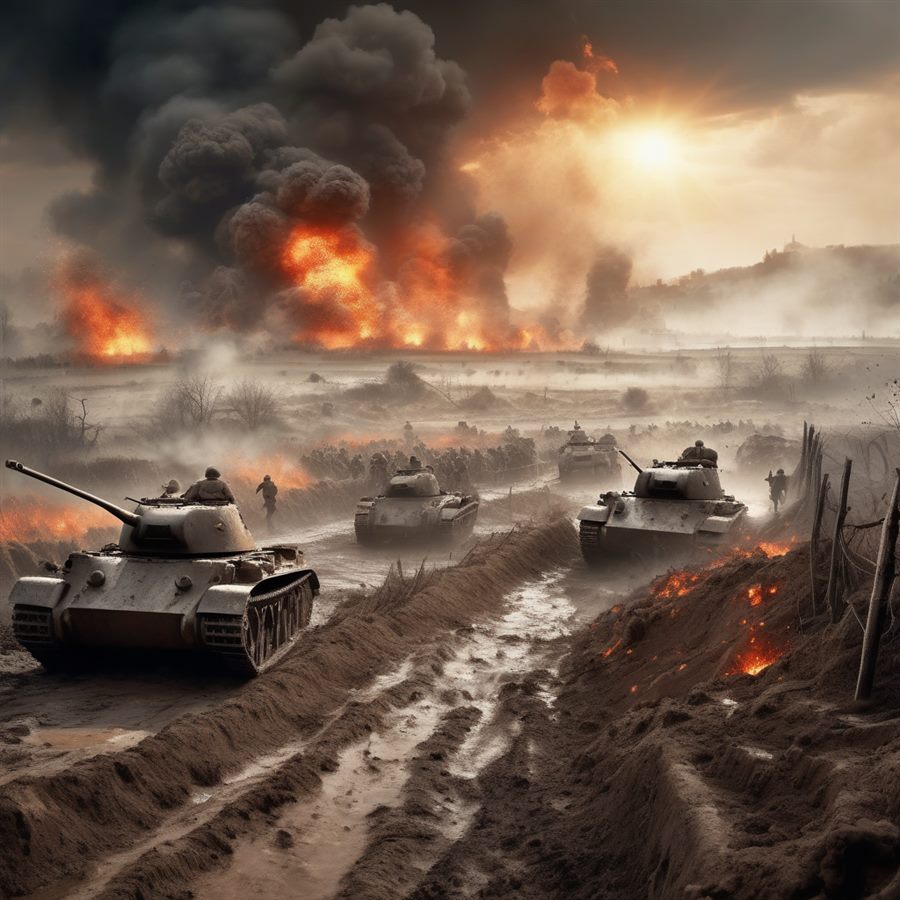 World War II concept art